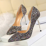 High-heeled women's shoes