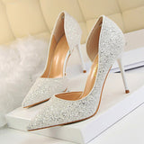 High-heeled women's shoes
