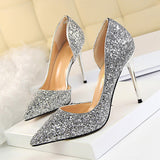 High-heeled women's shoes