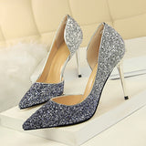 High-heeled women's shoes
