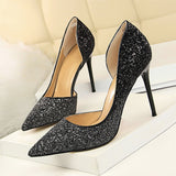 High-heeled women's shoes
