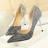 High-heeled women's shoes
