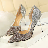 High-heeled women's shoes