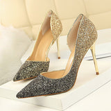 High-heeled women's shoes