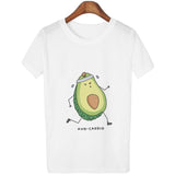 Cartoon Avocado Woman T Shirt