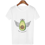 Cartoon Avocado Woman T Shirt
