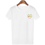 Cartoon Avocado Woman T Shirt