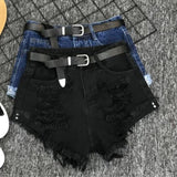 High Waist Denim Shorts