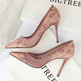 LAKESHI 2019 New Elegant Lace Women Shoes