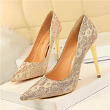 Sequined Cloth Wedding Shoes