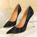 Sequined Cloth Wedding Shoes