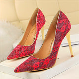Sequined Cloth Wedding Shoes