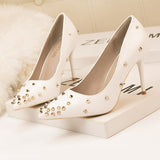 Fashion Women Pumps Rivet Sexy Women High Heel Shoes