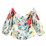 2019 Summer Women's Blouses Shirt Floral Print